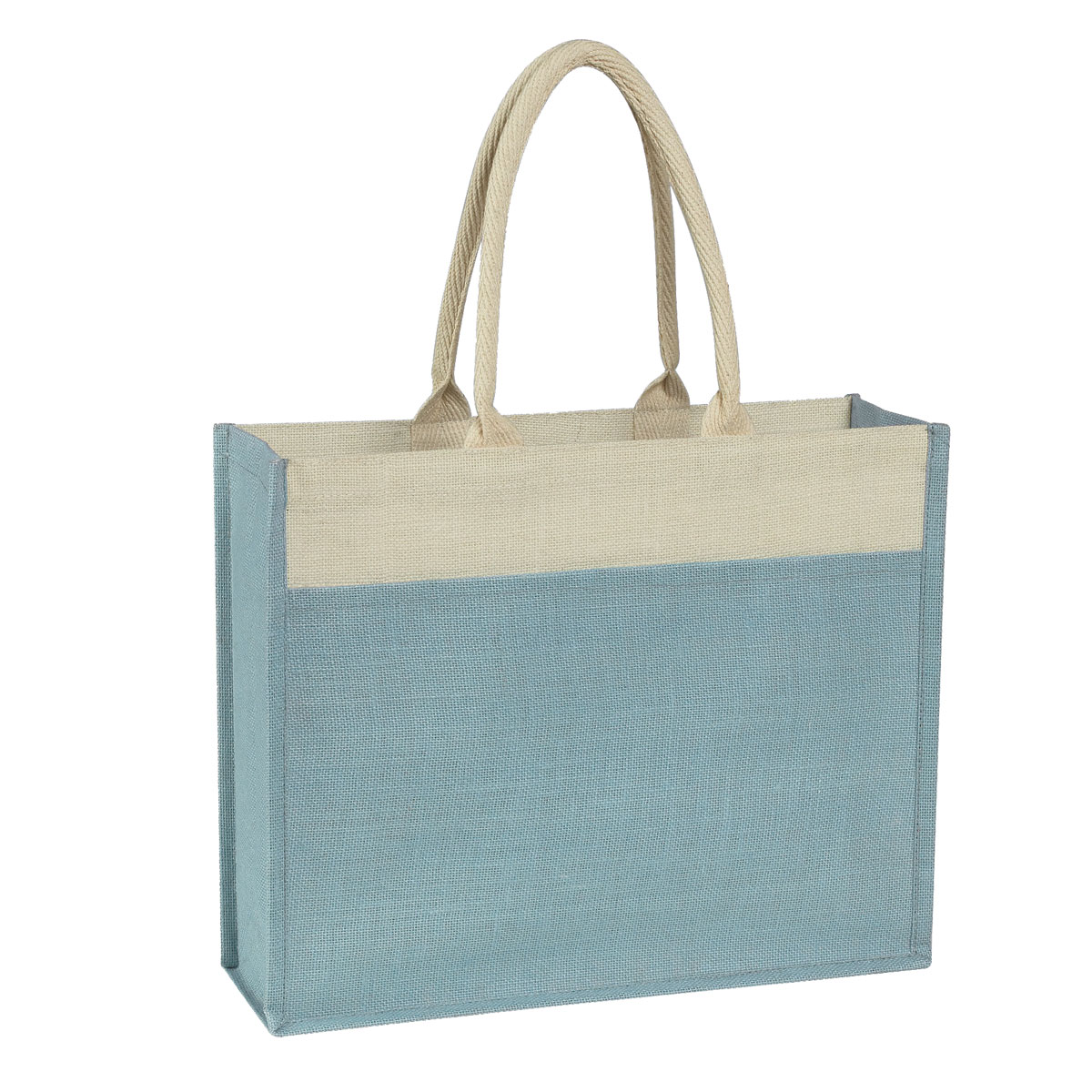  Jute Tote Bag With Front Pocket 3617