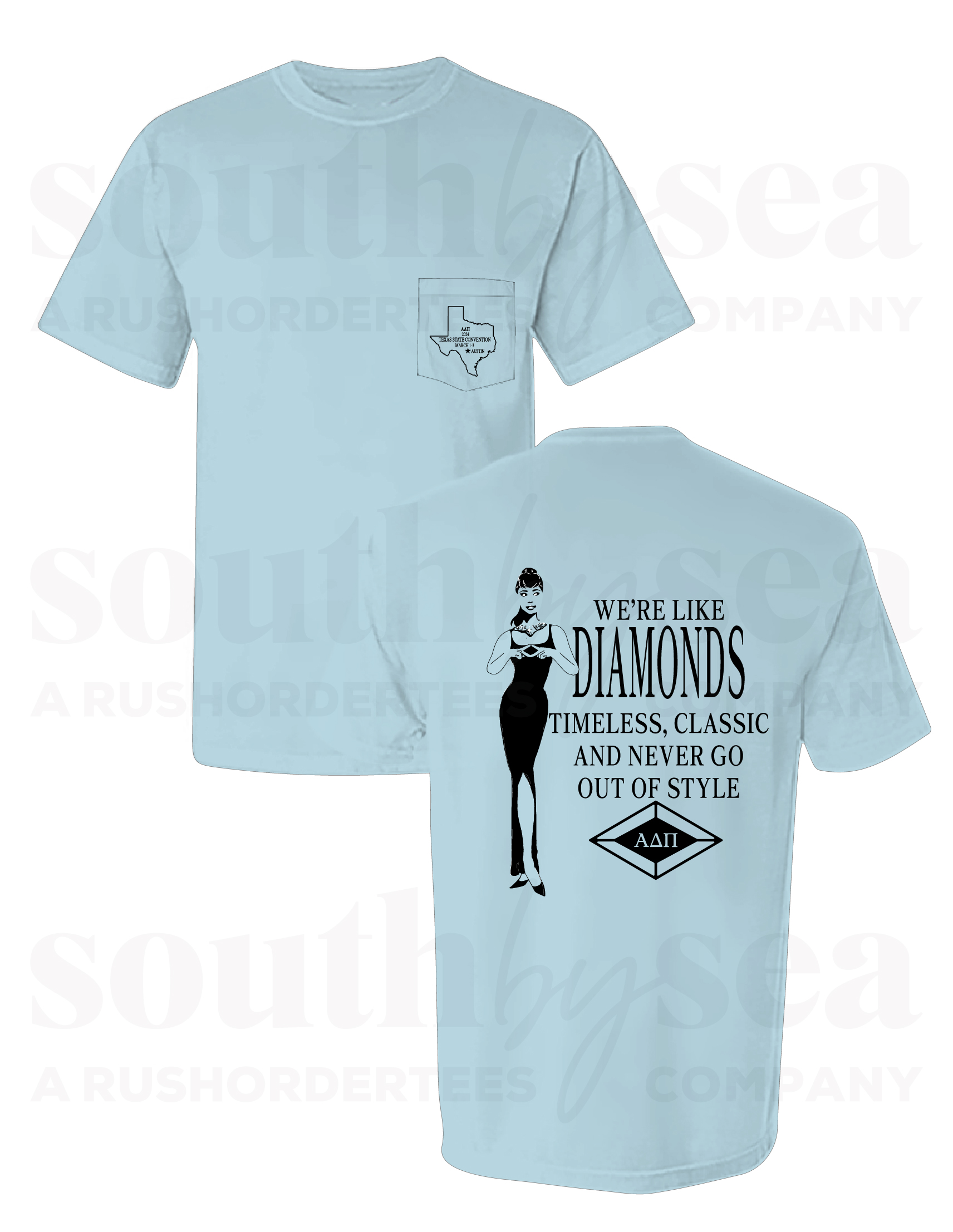 Chambray Comfort Colors Tee