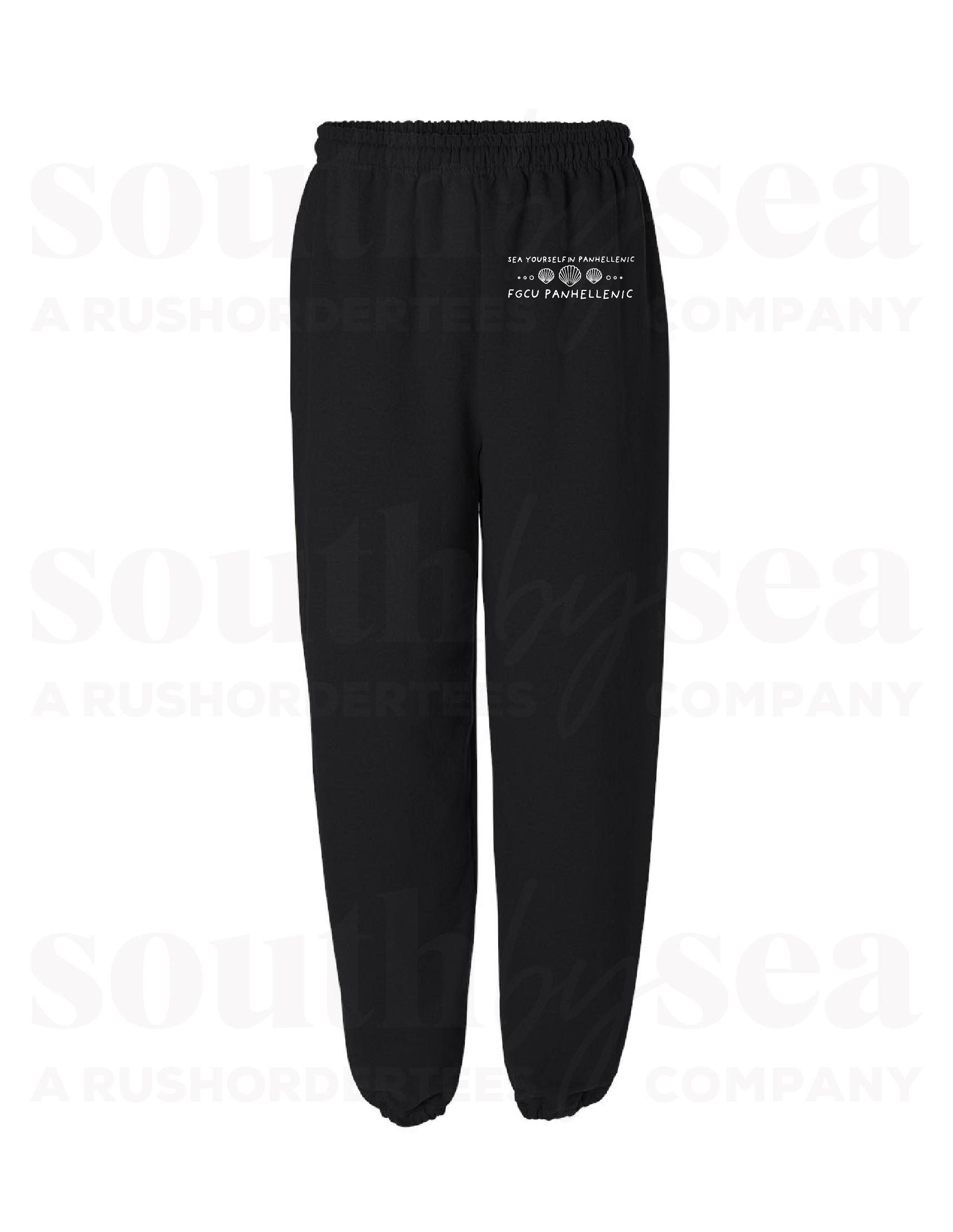 Black Gildan Jogger South by Sea