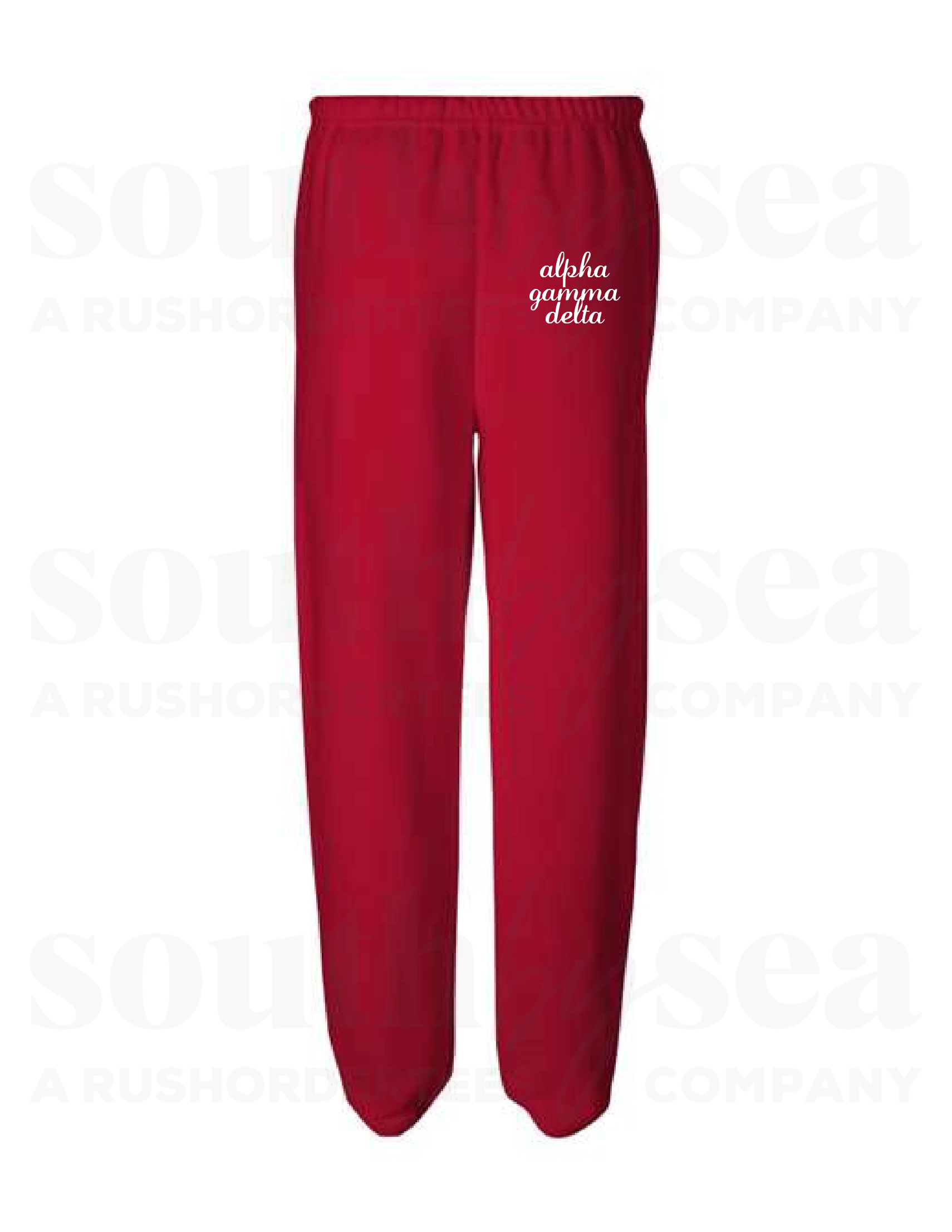 Red Fleece Sweatpants