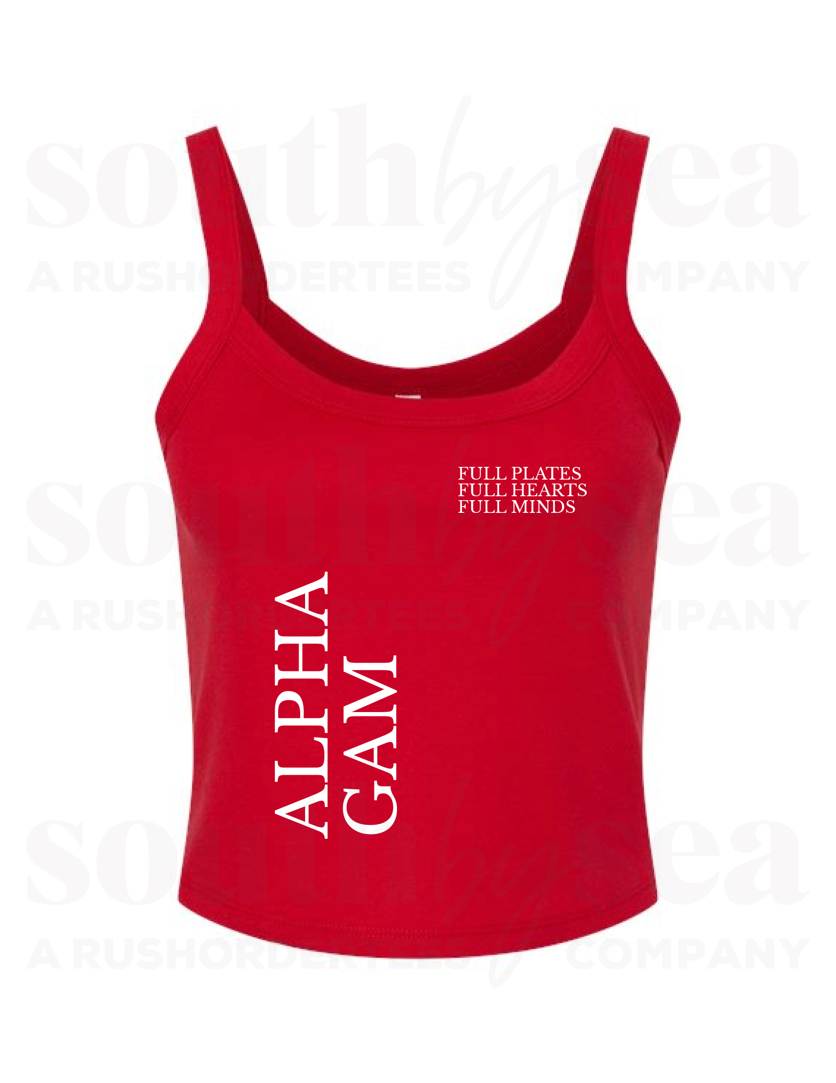 Red Scoop Tank