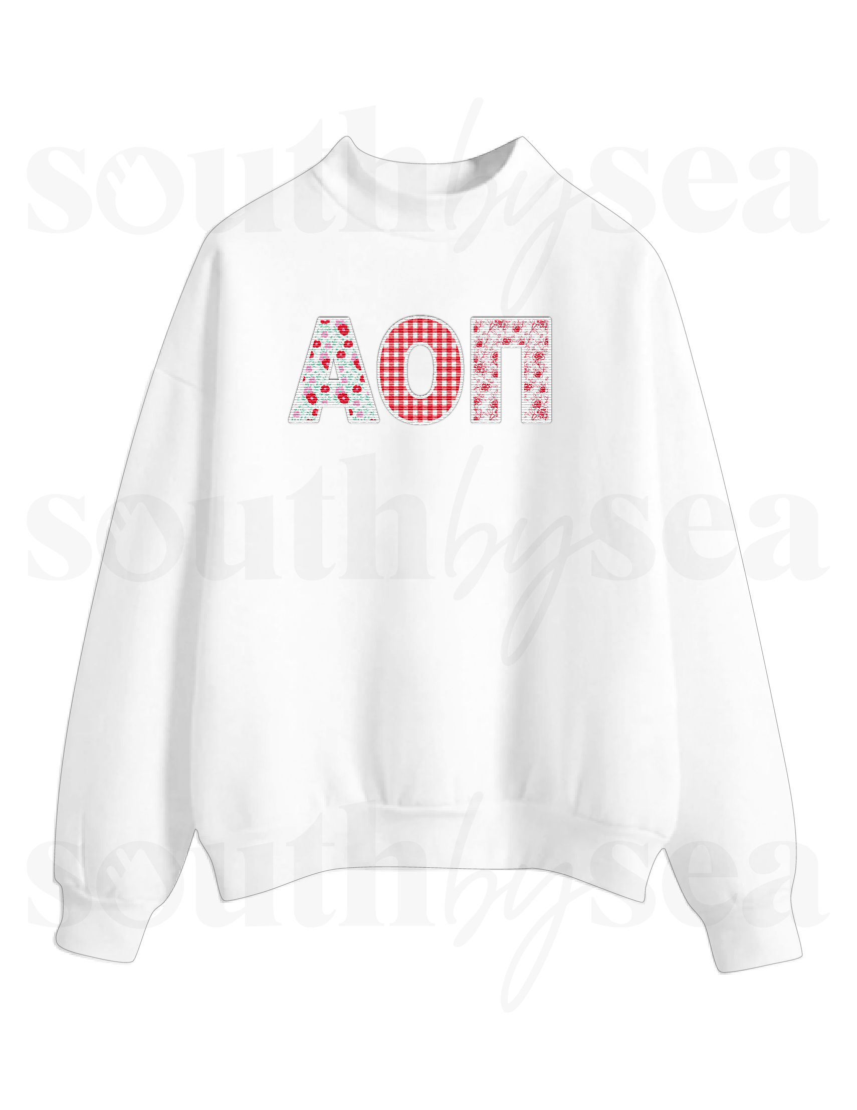Alpha Omicron Pi Fleece Mockneck