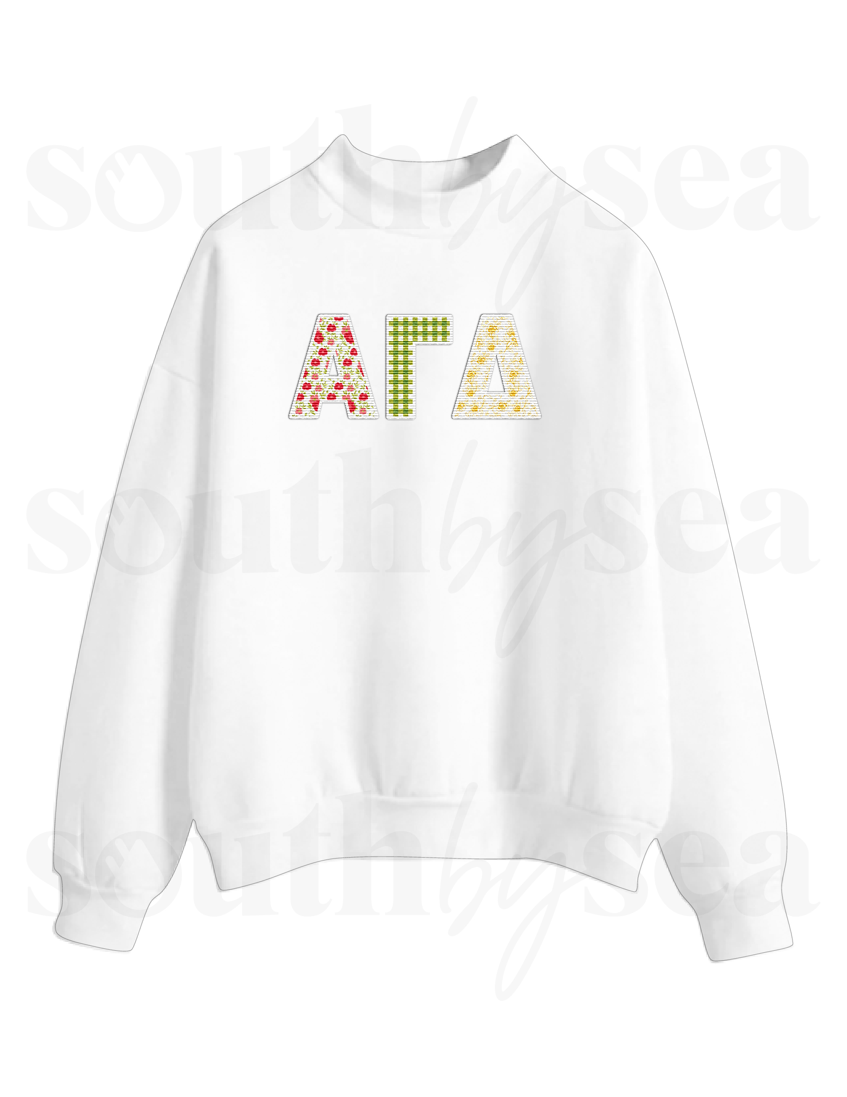 Alpha Gamma Delta Fleece Mockneck