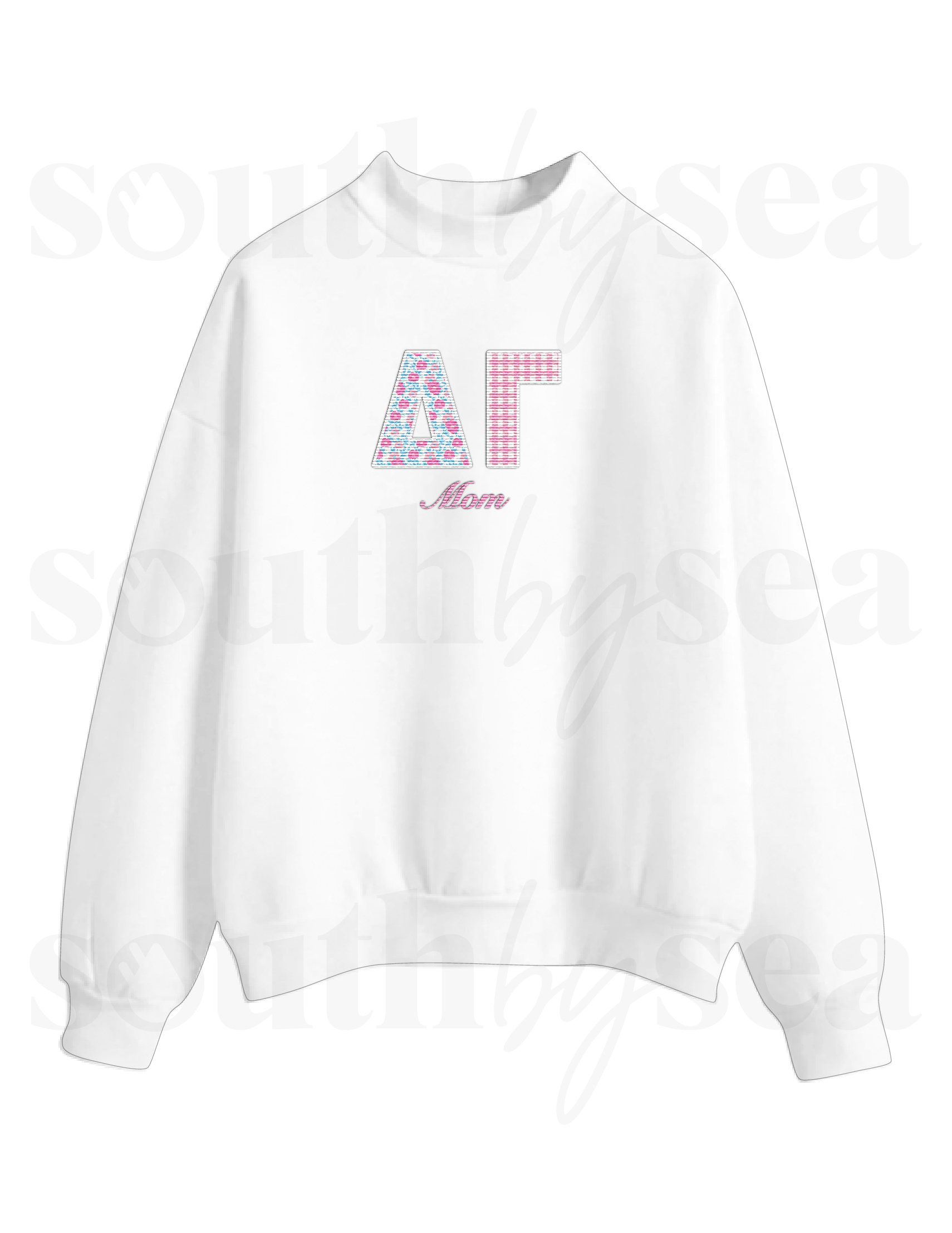 Delta Gamma Mom Fleece Mockneck
