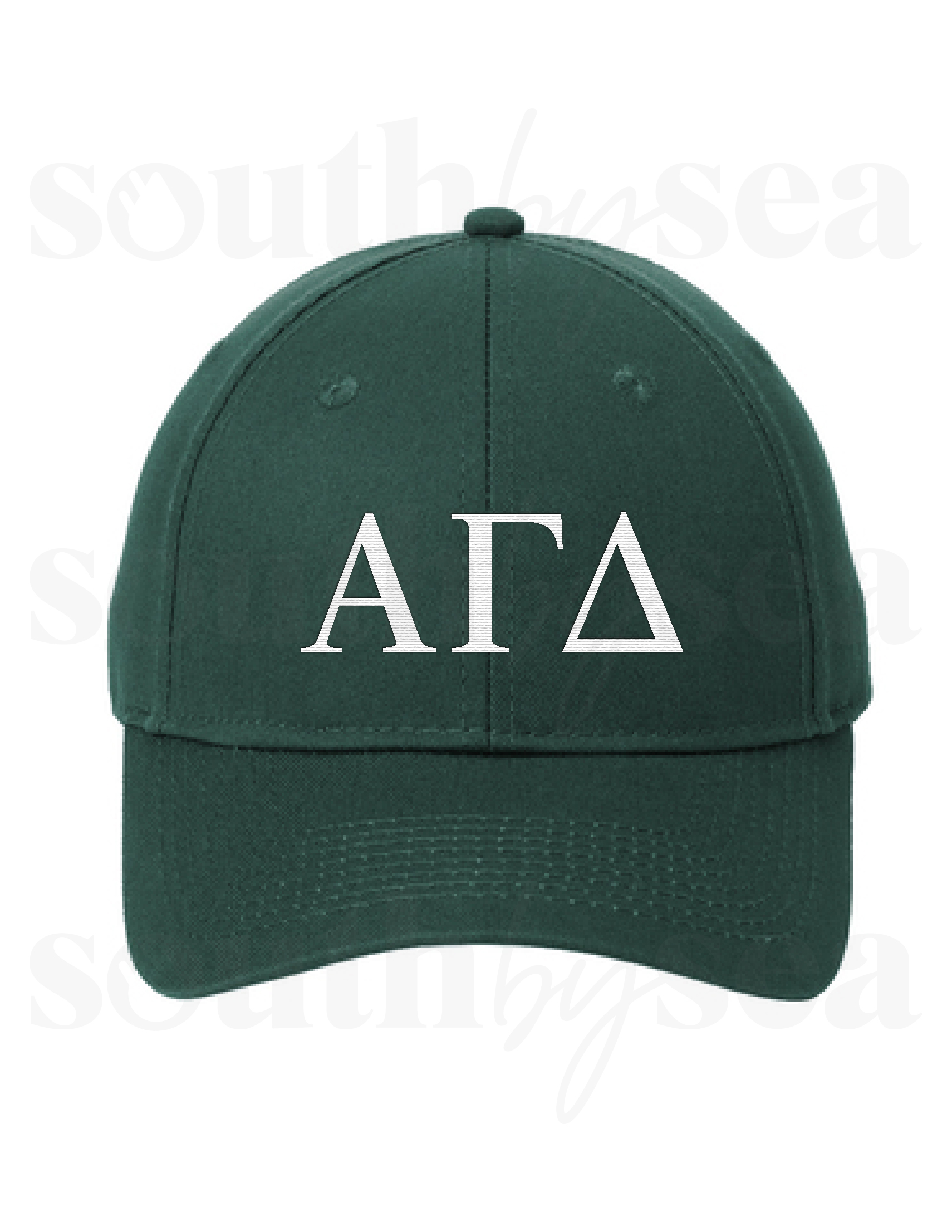 Green Embroidered Hat