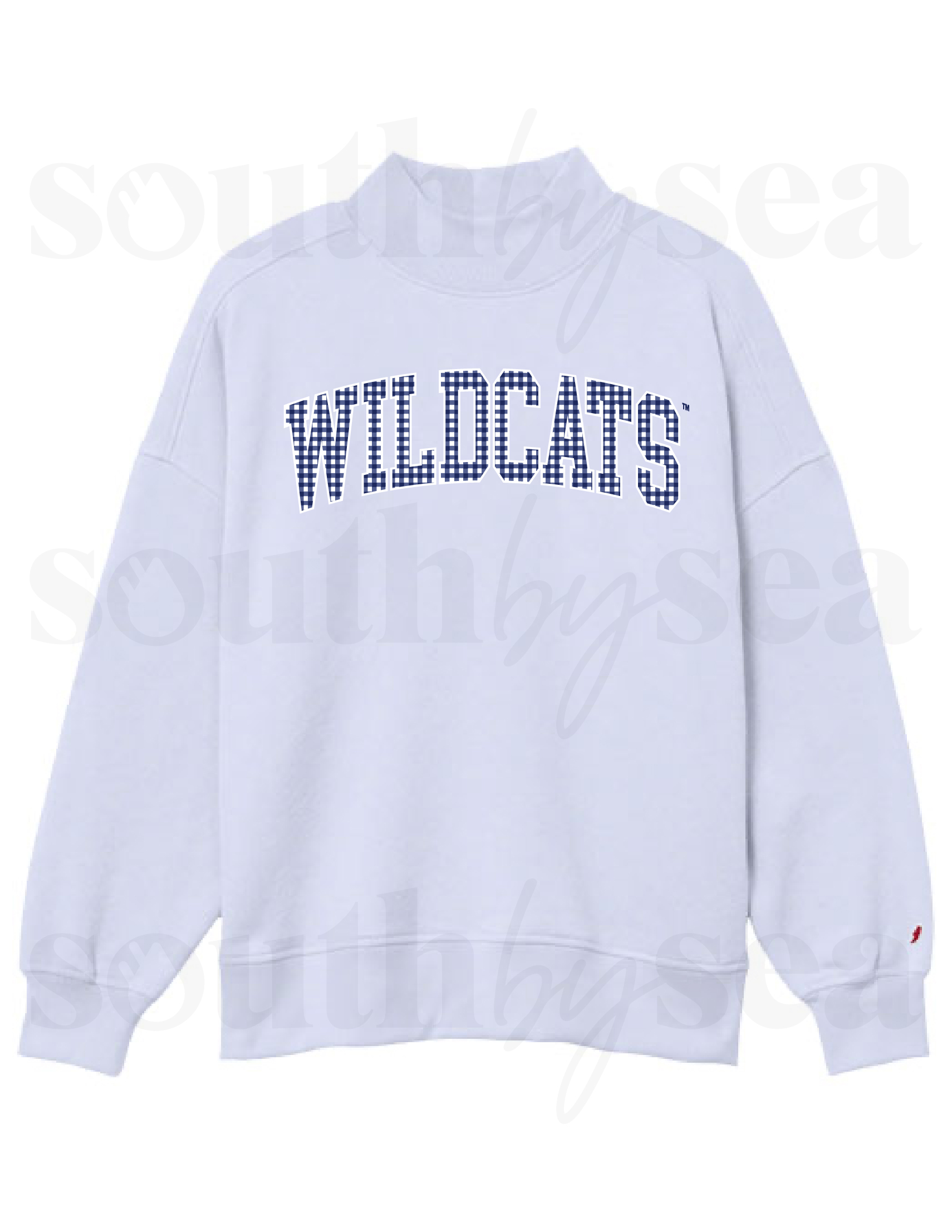 Light Blue Mockneck Sweatshirt