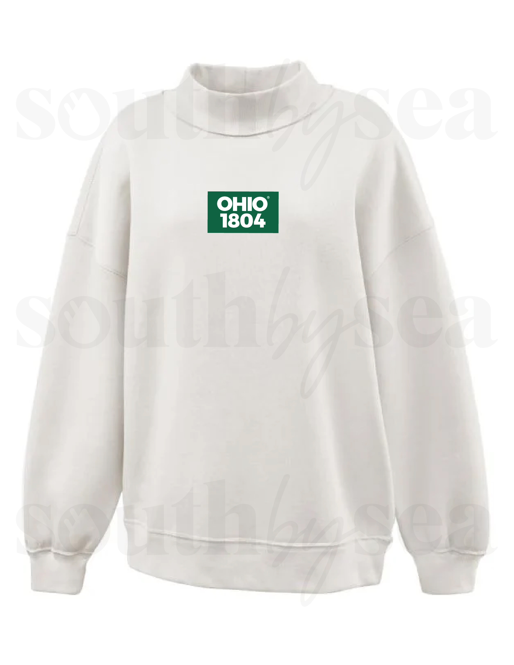 Mockneck with Embroidery