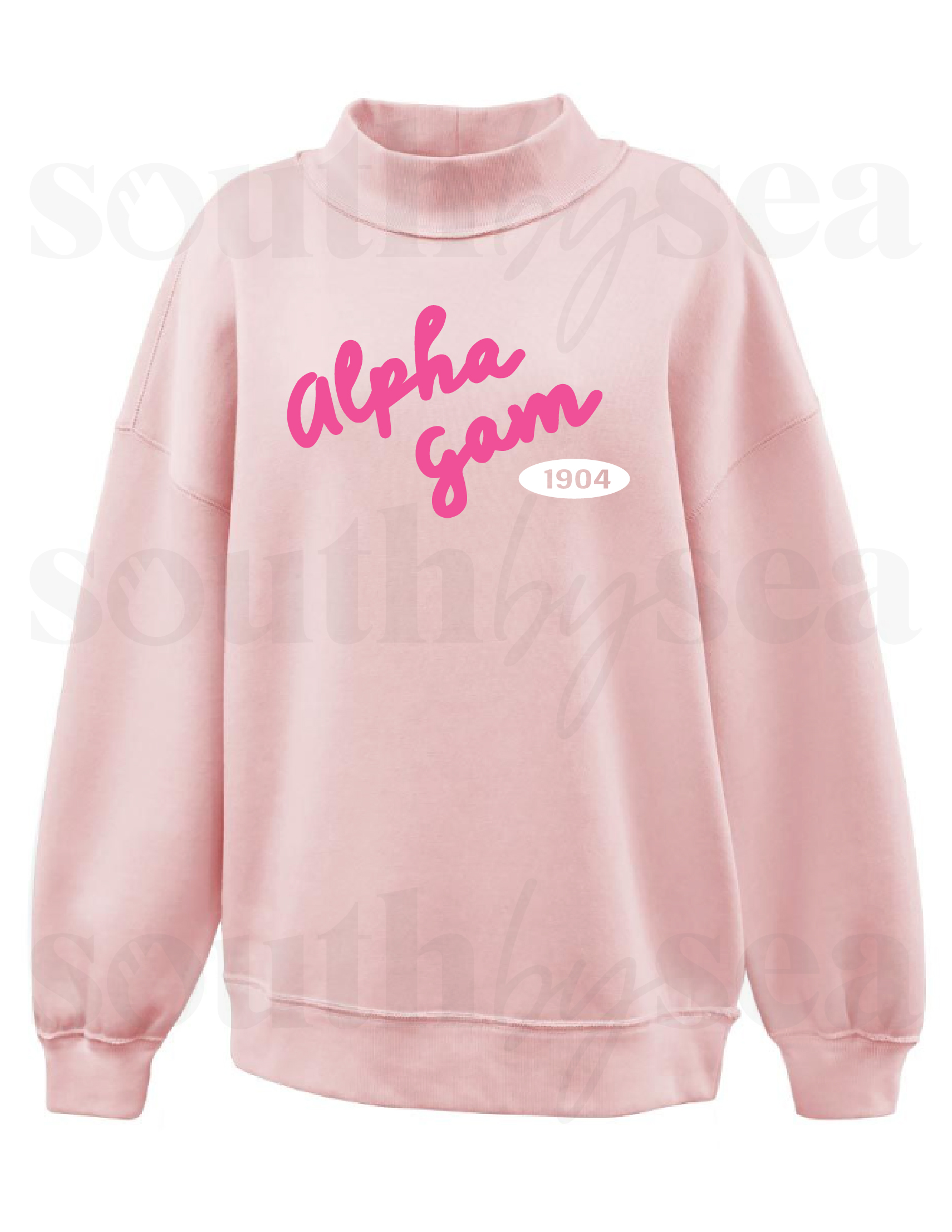 Alpha Gamma Delta Mockneck