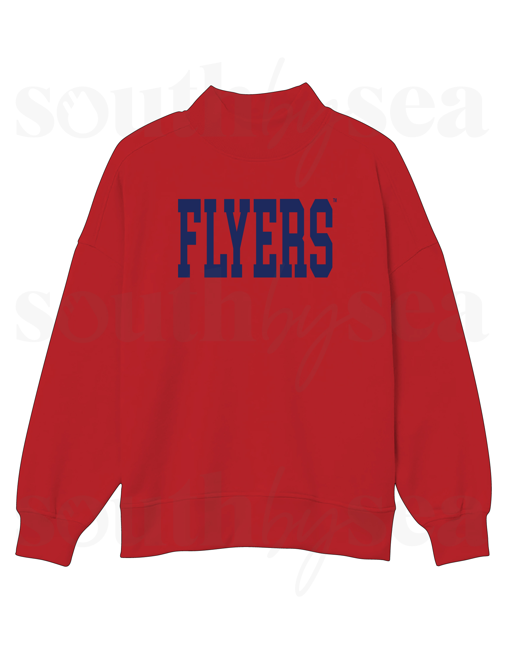 Red Mockneck