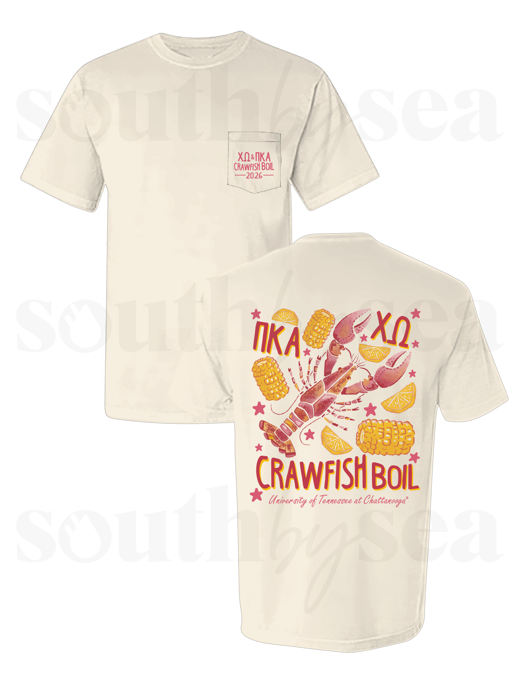Comfort Colors Ivory Pocket Short Sleeve