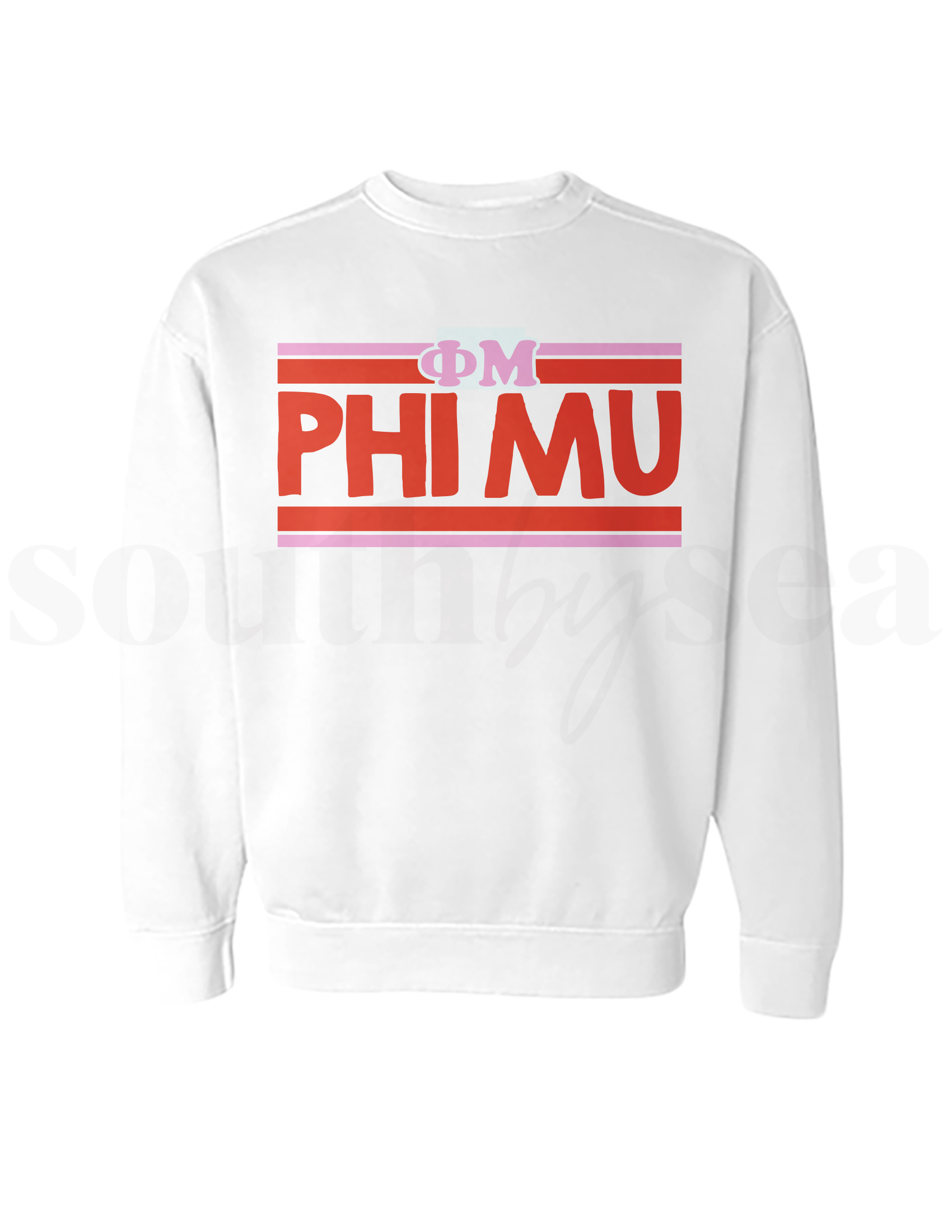 WHITE GILDAN HEAVY BLEND CREWNECK SWEATSHIRT