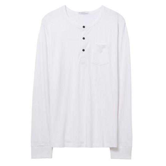Alternative Apparel Classic Organic Pima Cotton Henley Shirt 02880P1