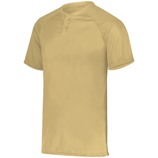 Augusta Attain Wicking Two-Button Baseball Jersey 1565