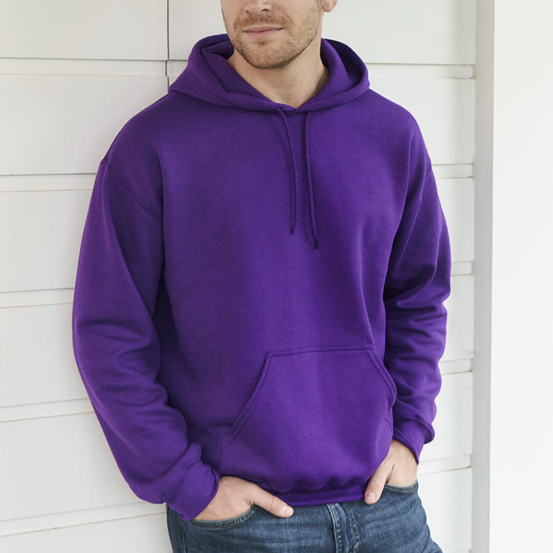 Gildan Pullover Hooded Sweatshirt 18500 - Model Image