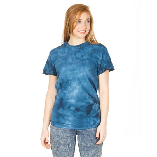 Dyenomite Crystal Tie Dye T-Shirts 200CR  - Model Image