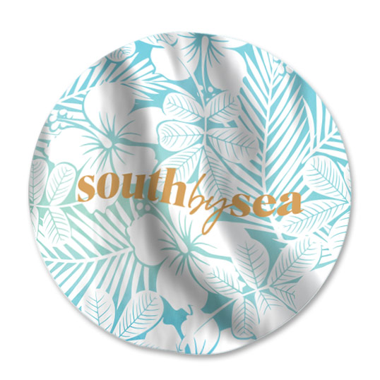 Colorfusion Hot Round beach towel