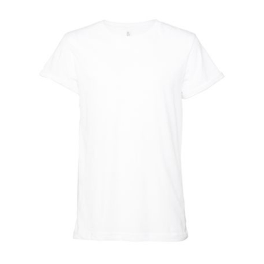 Bella + Canvas Unisex Jersey Rolled Cuff Tee 3004