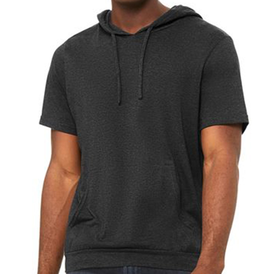 Bella + Canvas Men's Jersey Short Sleeve Hoodie 3514