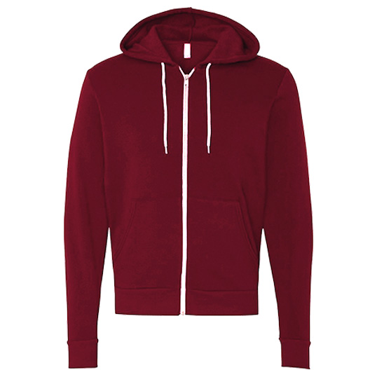 Bella + Canvas Unisex Fleece Full-Zip Hoodie 3739