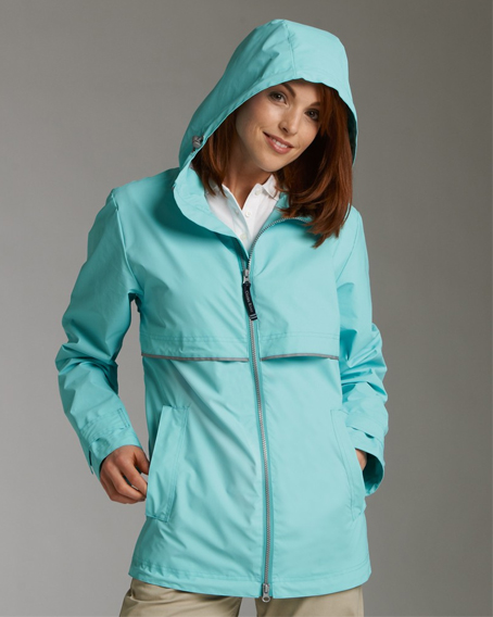 Charles River Women's New Englander Rain Jacket 5099 - Model Image