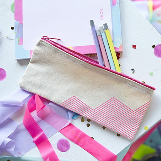 Pixie Cotton Canvas Pencil Pouch