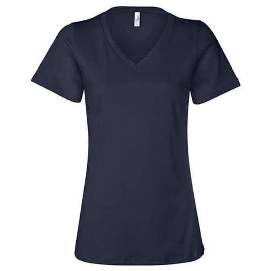 Women’s Relaxed Jersey V-Neck Tee - 6405