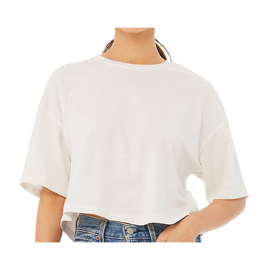 Bella canvas crop tee online