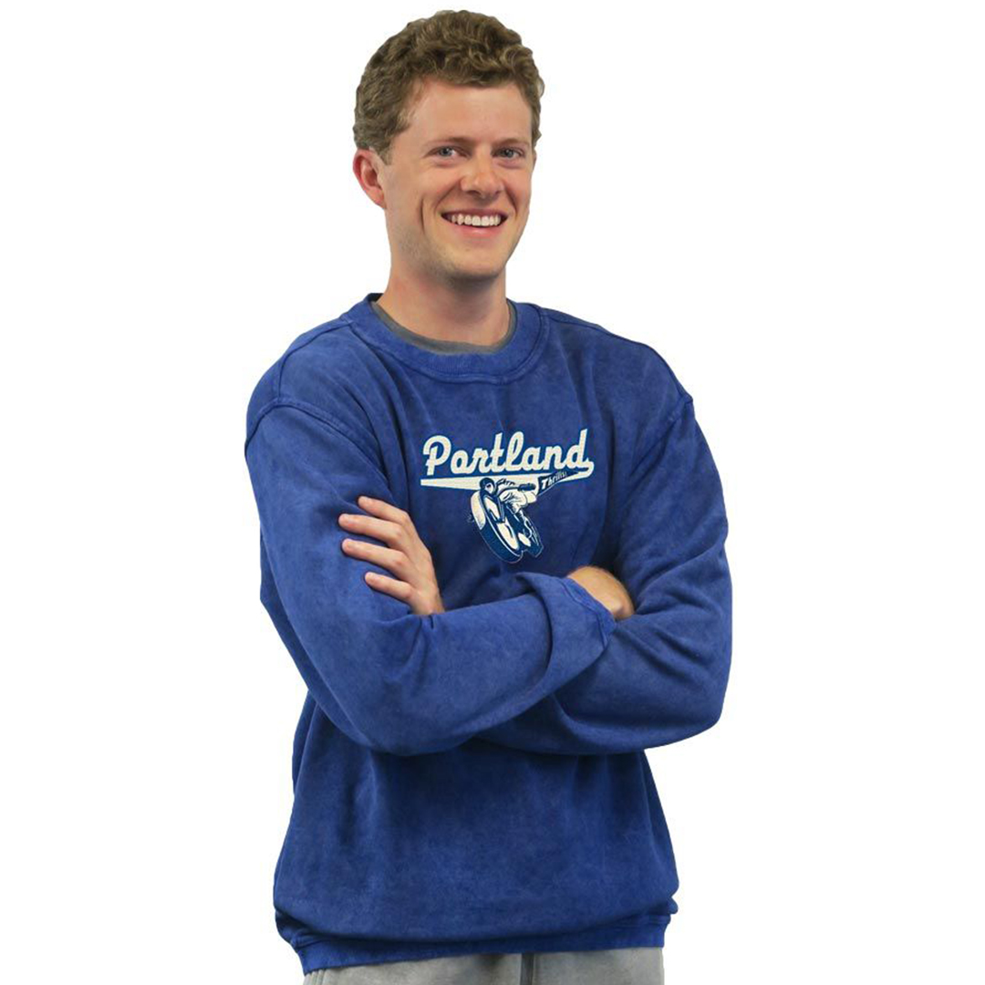 Pennant Sandwash Crew Sweatshirt 7760 - Model Image