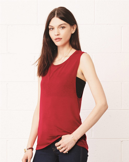 Bella + Canvas Flowy Muscle Tank 8803 - Model Image