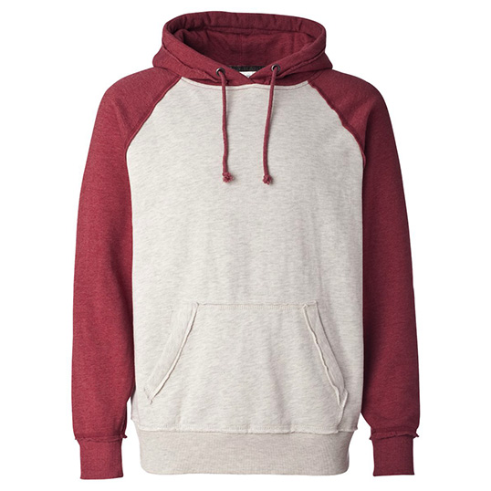 J. America Vintage Heathered Hoodie 8885