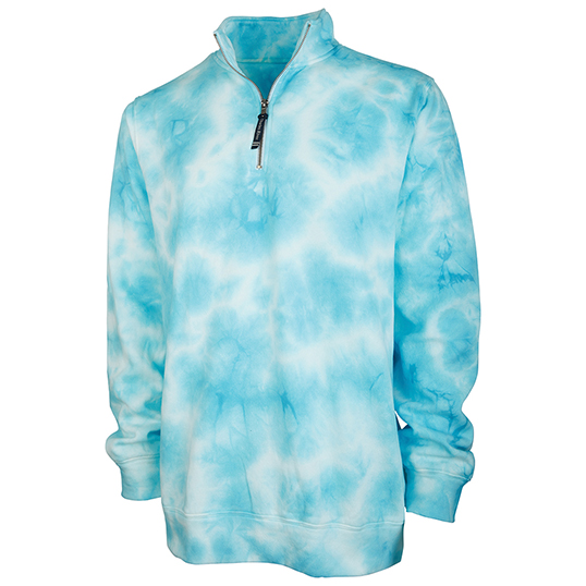 Charles River Crosswind Quarter Zip Sweatshirt (Tie-dye) 9359T