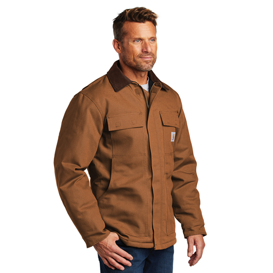Carhartt Duck Traditional Coat CTC003 - Model Image