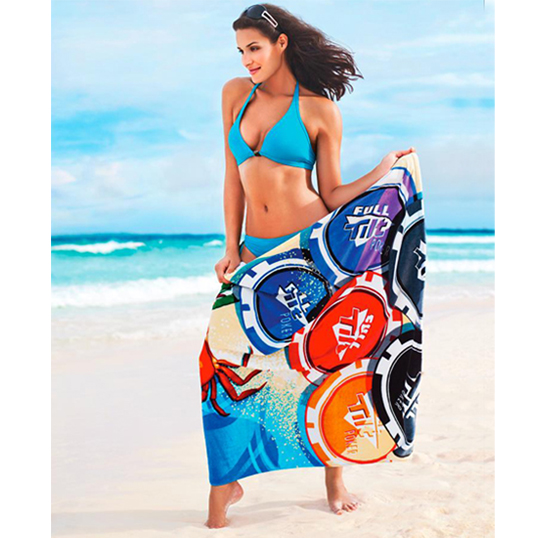 Colorfusion Beach Towels HOT3060 - Model Image