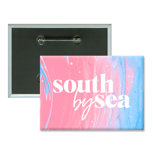 Rectangle Pin-Back Button