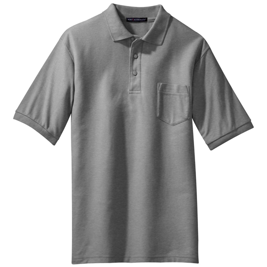 Port Authority Silk Touch Polo with Pocket K500P