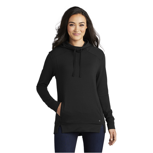 OGIO Ladies Luuma Pullover Fleece Hoodie Log810 - Model Image