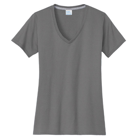 Port & Co™ Women's Performance Blend V-Neck Tee LPC381V
