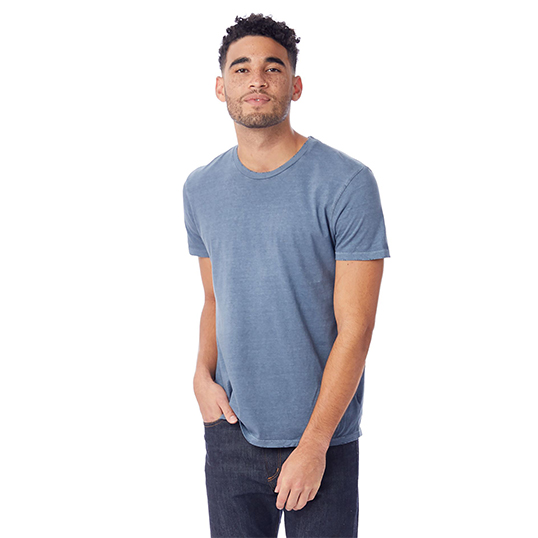 Alternative Heritage Garment Dyed Distressed T-Shirt  4850 - Model Image