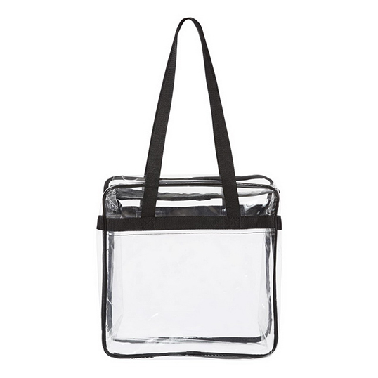 OAD Clear Tote with Zippered Top - OAD5005
