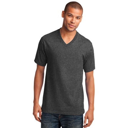 Port & Company Core Cotton V-Neck Tee PC54V - Model Image