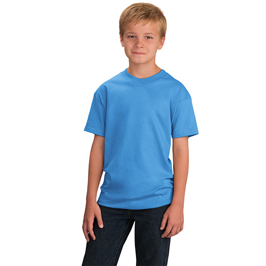 Port & Company Youth Essential Tee PC61Y - Model Image
