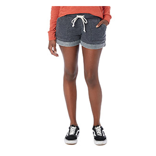 Alternative Ladies' Lounge Burnout French Terry Shorts 8630F