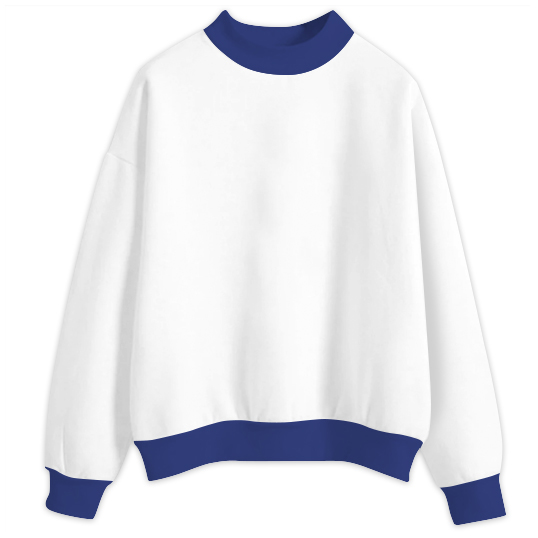 Signature Mockneck Fleece Sweatshirt Colorblock SBS101
