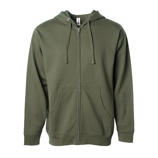 Independent Trading Co. Midweight Zip Hooded Sweatshirt SS4500Z