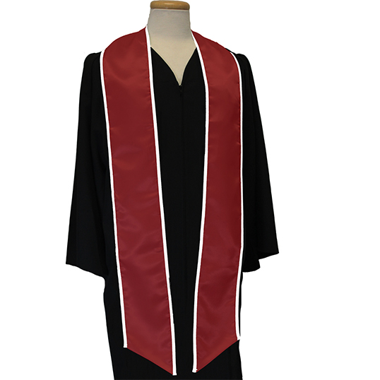 Graduation Sash with Binded Edge