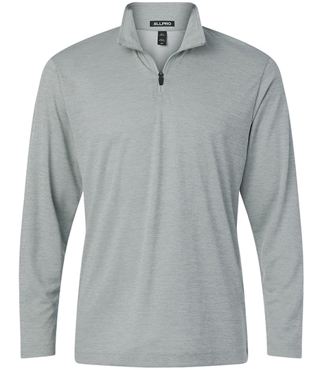 AllPro Men's Pro-Lock Performance Mélange Quarter-Zip Pullover - 4HM700