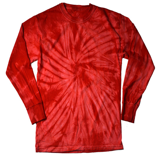 Colortone Tie Dye Adult Long Sleeve T2001