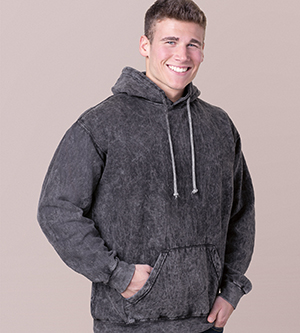 Colortone Vintage Wash Hooded Pullover 8300 - Model Image