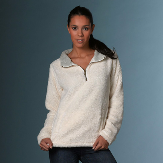 MV Sport Addison Sherpa Pullover W18133 - Model Image