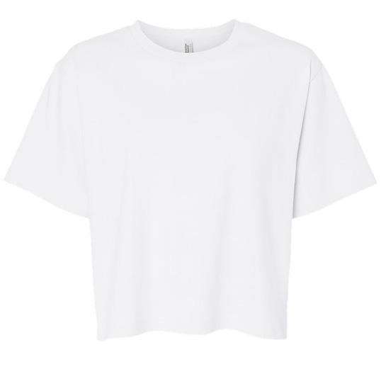 American Apparel Women's Fine Jersey Boxy Tee - 102